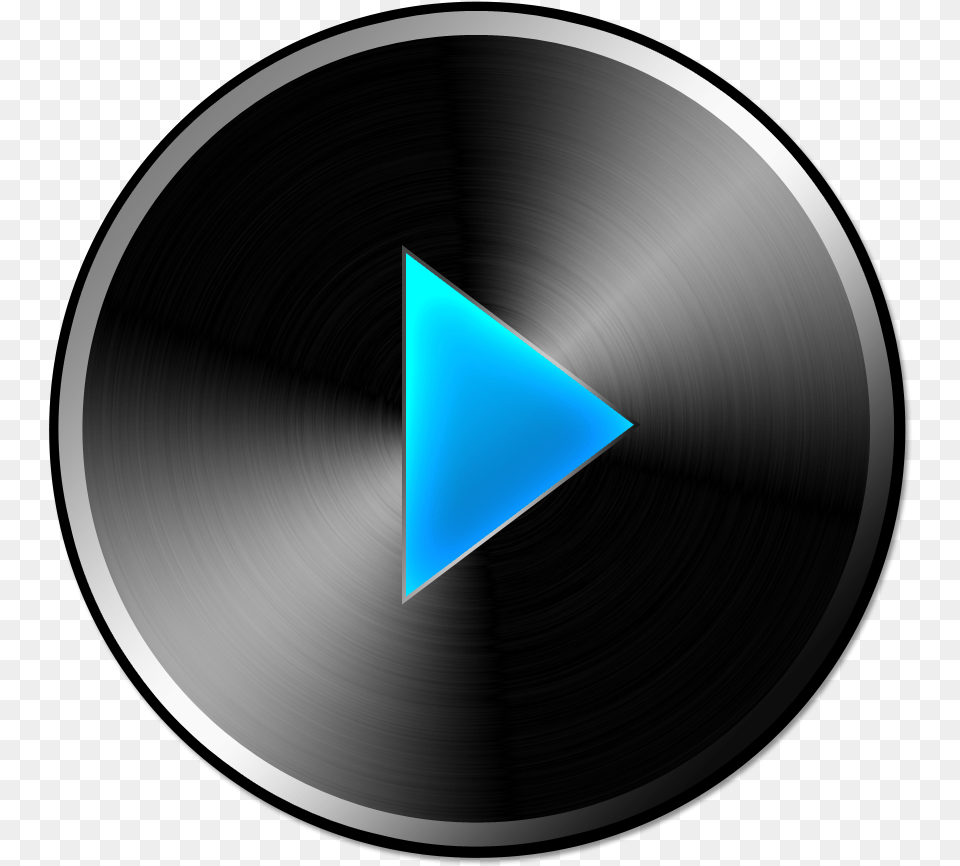 Play Button, Triangle, Disk Png Image