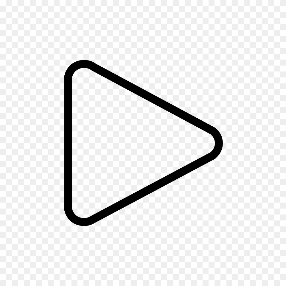 Play Button Emoji Clipart, Triangle, Sign, Symbol, Blackboard Png