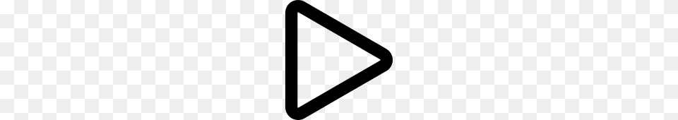 Play Button Icon, Gray Png Image