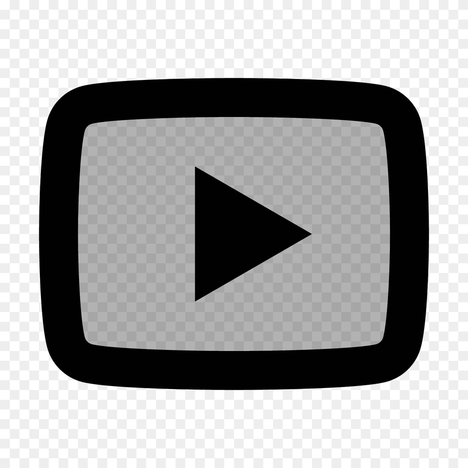 Play Button Icon, Gray Free Transparent Png