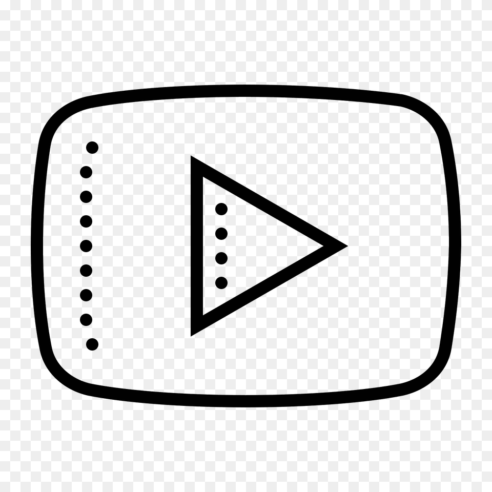 Play Button Icon, Gray Png Image