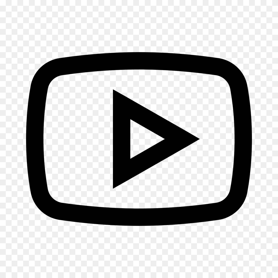 Play Button Icon, Gray Png Image