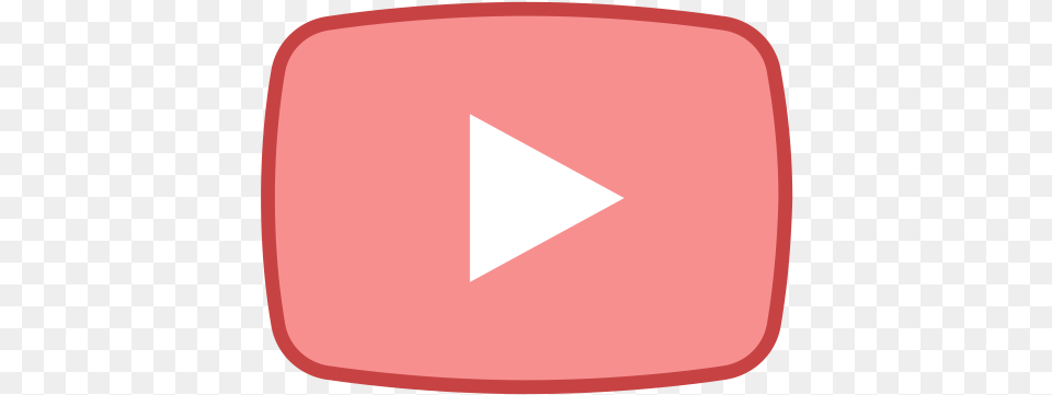 Play Button Logo Icon Of Colored Youtube Icon Cute, Triangle Free Transparent Png