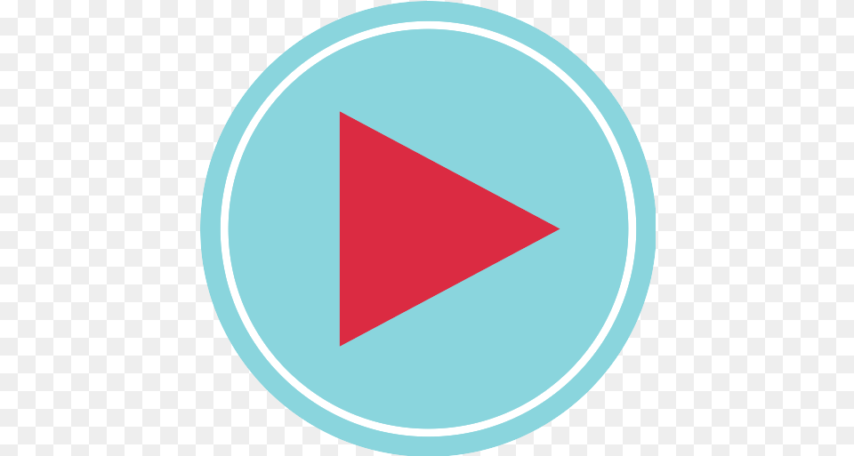 Play Button Movie Icon Circle, Triangle Free Transparent Png