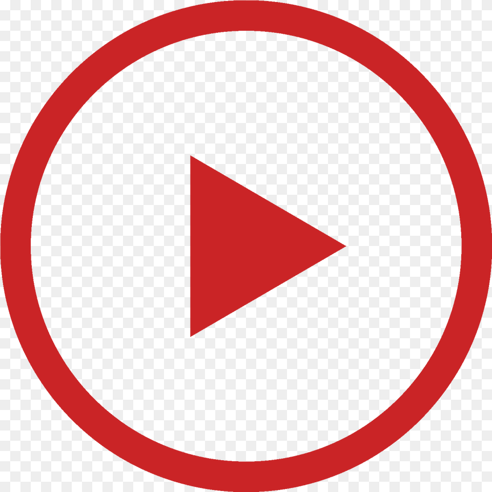 Play Button Red, Sign, Symbol, Triangle, Disk Free Transparent Png