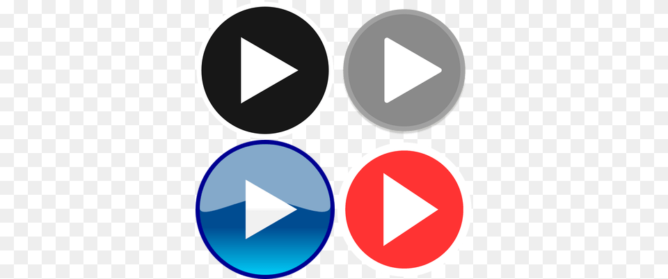 Play Buttons Transparent Images Stickpng Circle, Triangle, Device, Grass, Lawn Png Image