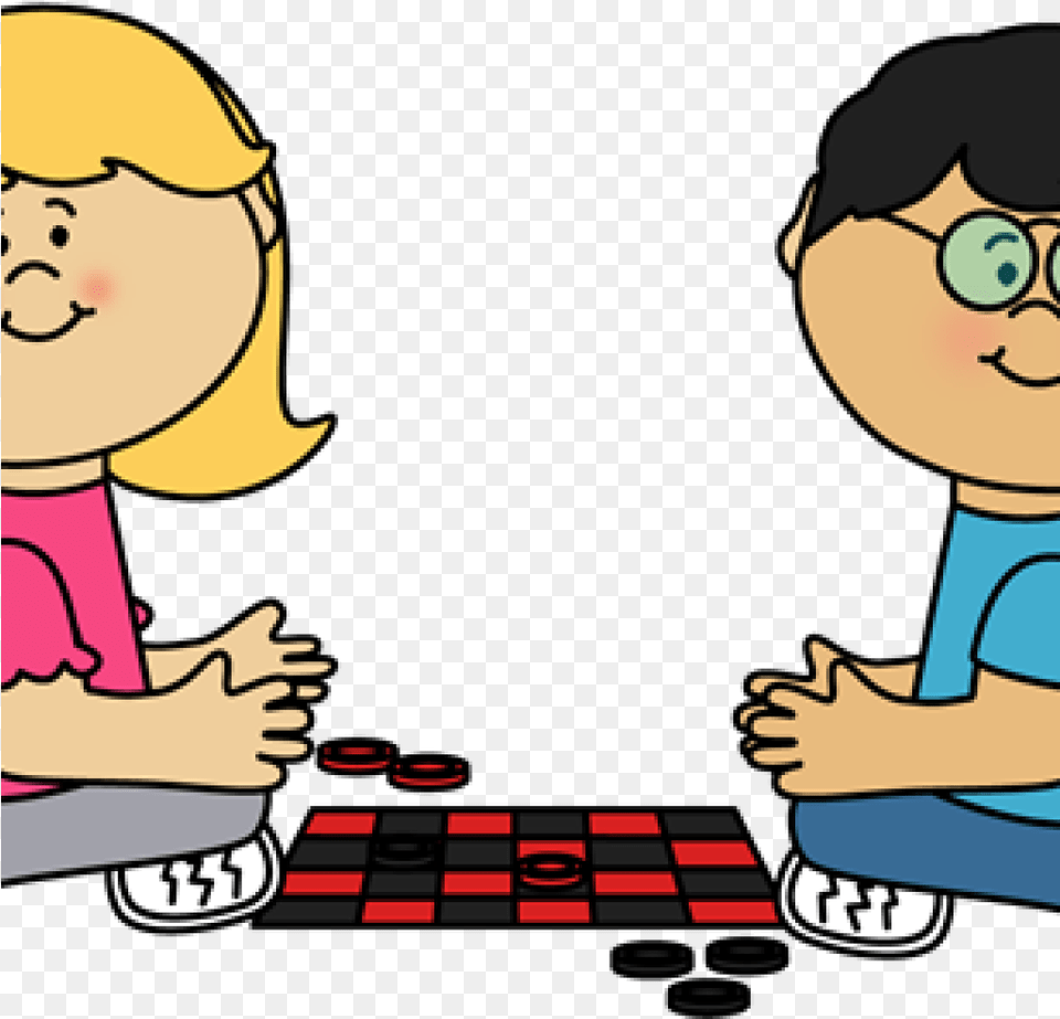Play Clip Art Kids Playing Board Games Clipart Toys Children Playing Checkers, Baby, Person, Face, Head Free Transparent Png