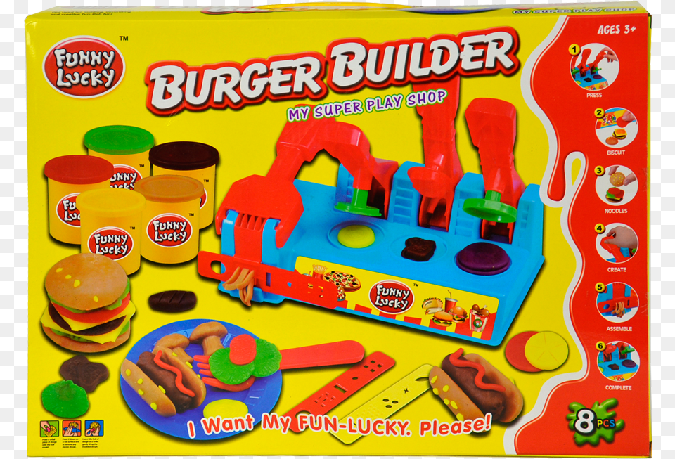 Play Doh, Burger, Food, Toy, Indoors Free Png Download