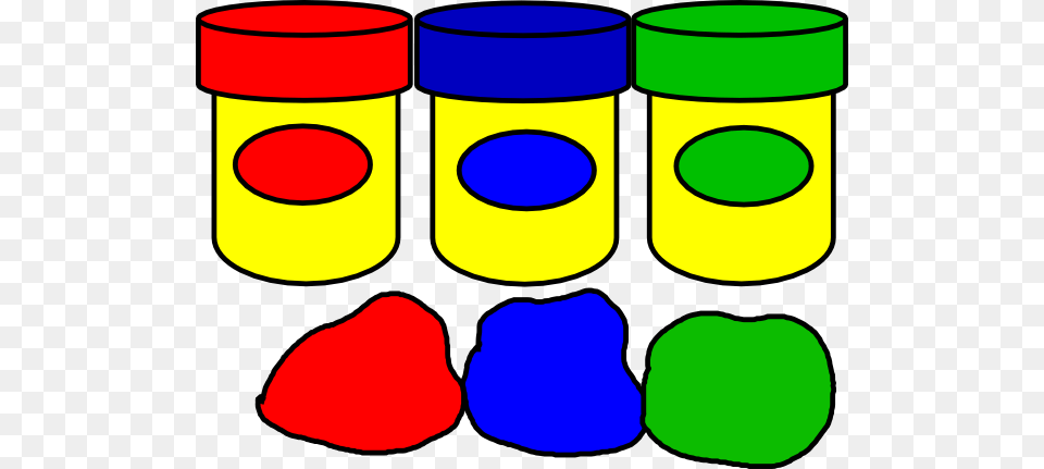 Play Doh Clip Art, Tape, Jar Free Transparent Png