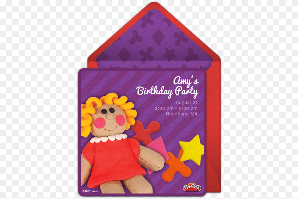 Play Doh Doll Online Invitation Party, Food, Sweets, Baby, Person Free Png