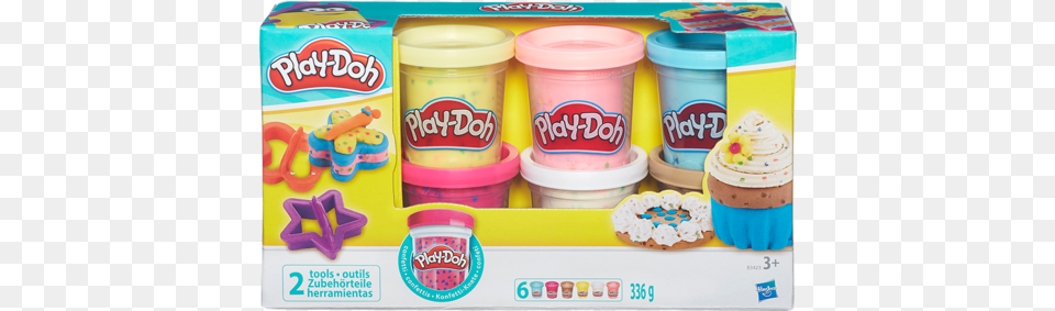Play Doh Modellervoks Med Konfetti Play Doh, Cream, Dessert, Food, Ice Cream Free Transparent Png