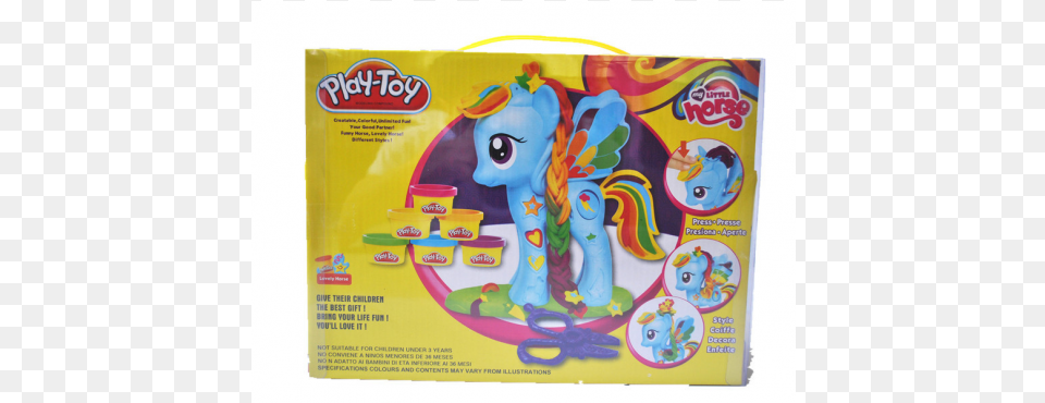 Play Doh My Little Pony Creative Tool Set Play Doh Rainbow Dash Style Salon, Toy, Food, Sweets Png