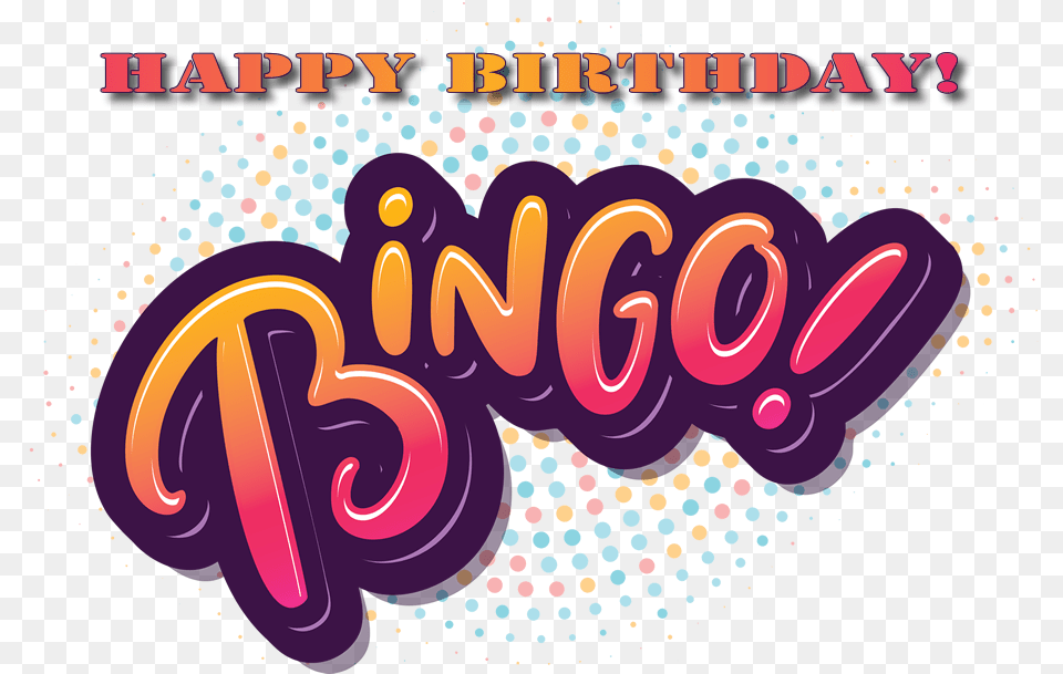 Play For On Your Birthday Bingo Clipart, Art, Graphics, Purple, Light Free Png