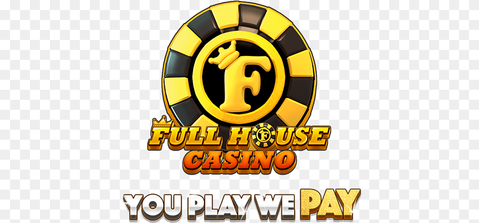 Play Full House Casino Orange, Logo, Ammunition, Grenade, Weapon Free Transparent Png