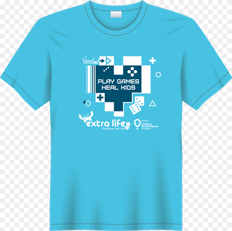 Play Games Extra Life T Shirt, Clothing, T-shirt Free Png