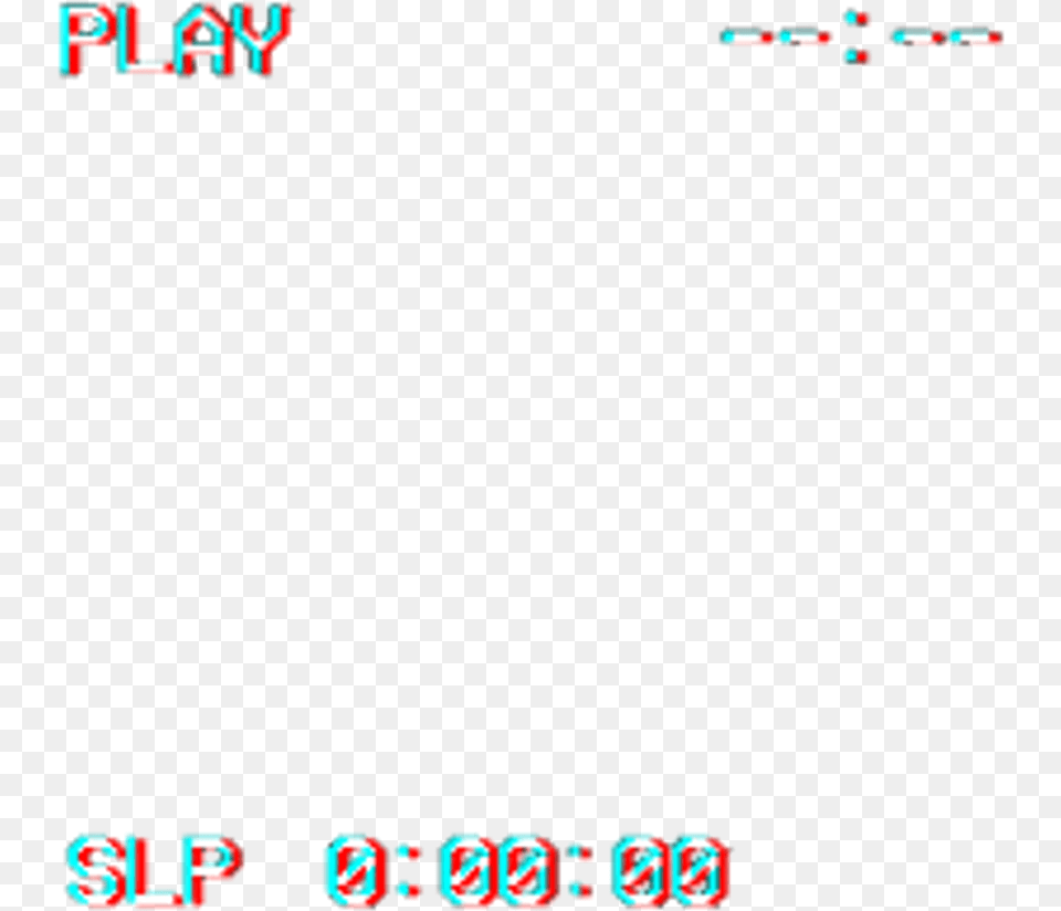 Play Glitch Camera Cameron Tumblr Photography Transparent Vhs Overlay, Text Png