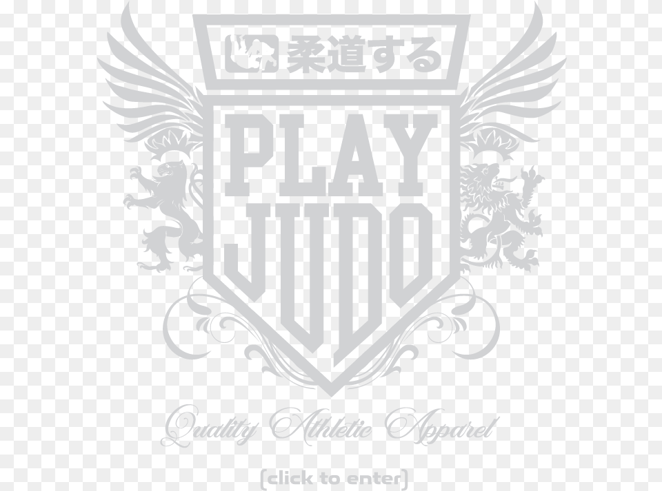Play Judo Logo Illustration, Emblem, Symbol, Baby, Person Png Image