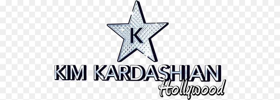 Play Kim Kardashian Hollywood On Pc Kim Kardashian Hollywood Logo, Symbol, Star Symbol, Cross Free Png Download