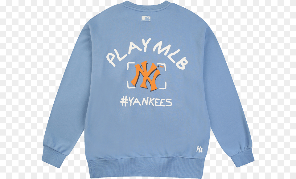 Play Mlb Popcorn Sweatshirt New York Yankees Mlb Sweater, Clothing, Hoodie, Knitwear, Long Sleeve Free Png