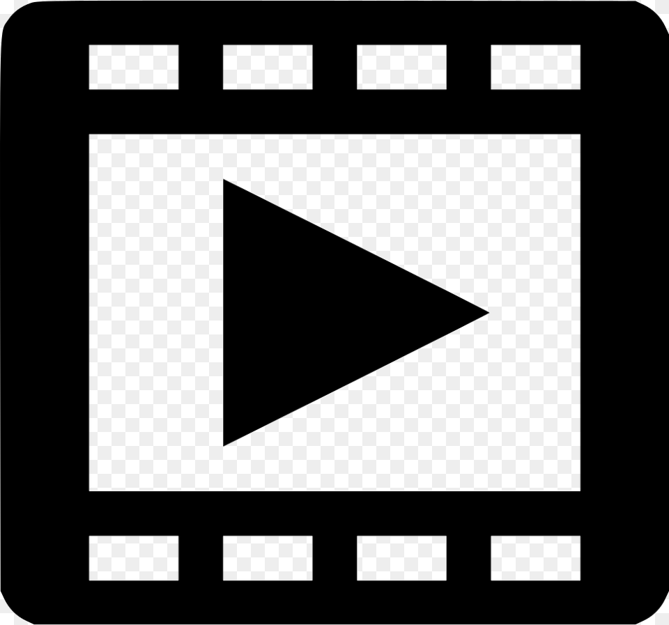 Play Movie Icon Download, Triangle, Mailbox, Weapon Png Image