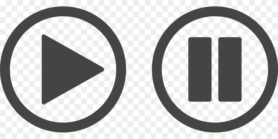 Play Pause Button Image, Triangle Png