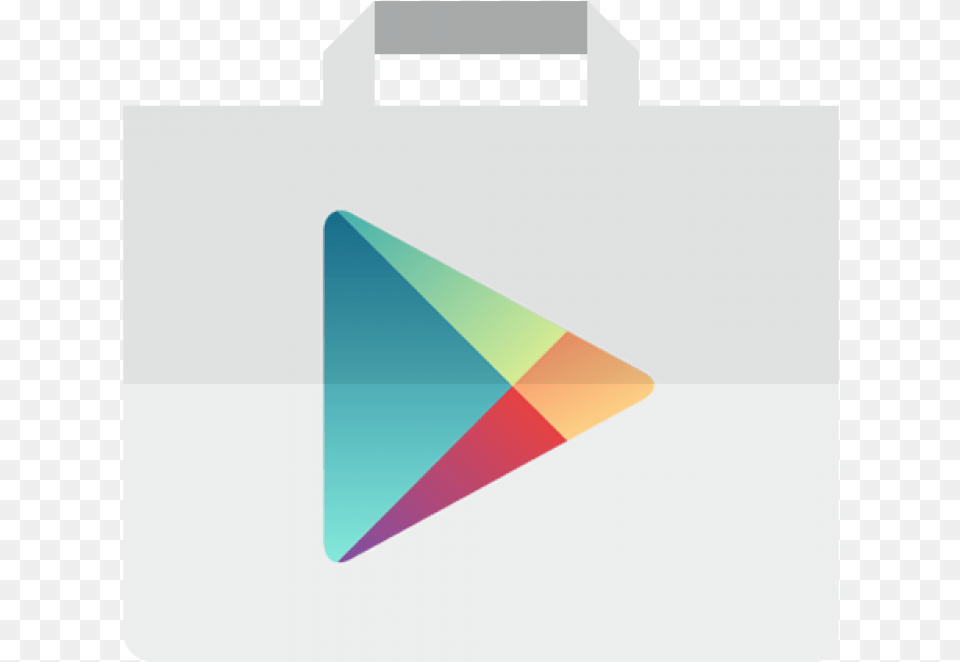 Play Store Icon Android Kitkat Image Play Store Logo, Triangle, Bag Png