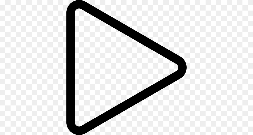 Play Symbol, Sign, Triangle, Road Sign, White Board Free Png Download