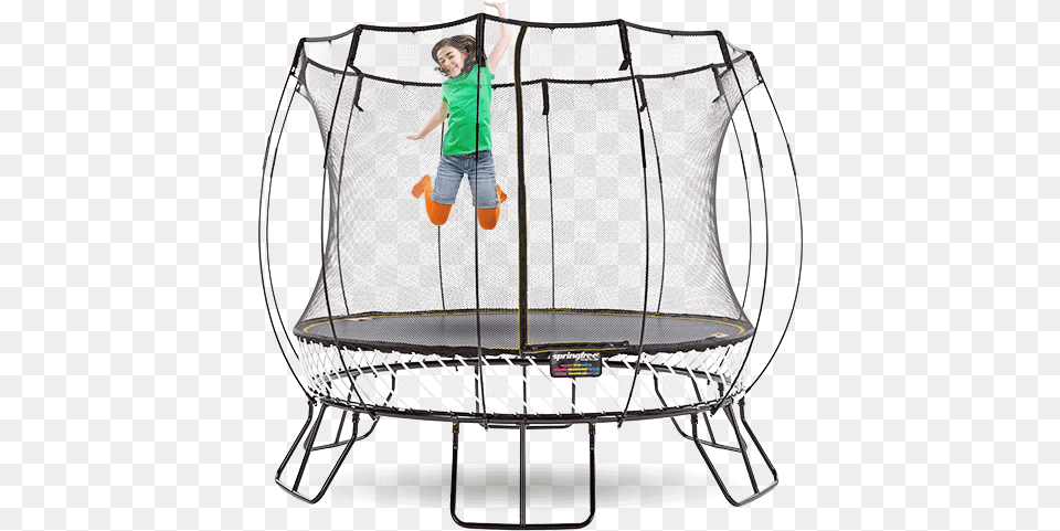 Play Clipart Springfree Trampoline With Basketball Hoop, Boy, Child, Male, Person Free Transparent Png