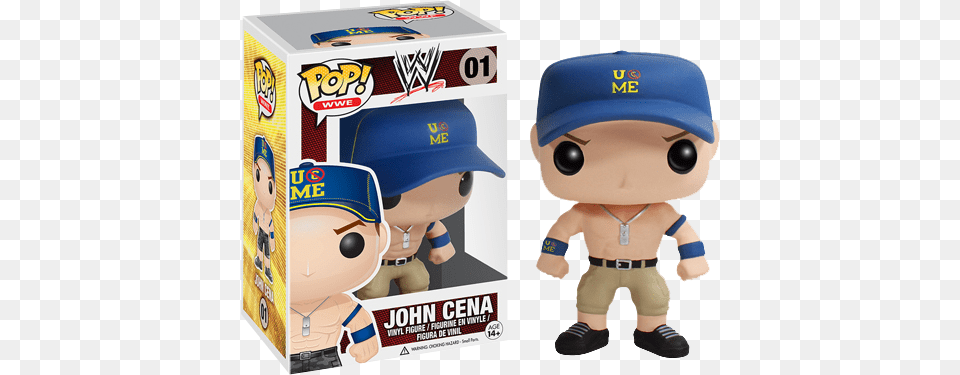 Play Video Funko Pop John Cena, Baby, Person, Box Png Image