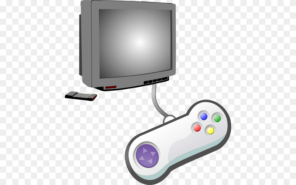 Play Videogames Clip Art At Clker Tv And Video Games Clipart, Electronics, Screen, Computer Hardware, Hardware Free Png