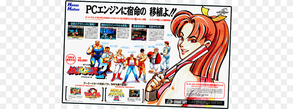 Playable Characters Fatal Fury, Book, Comics, Publication, Adult Free Png