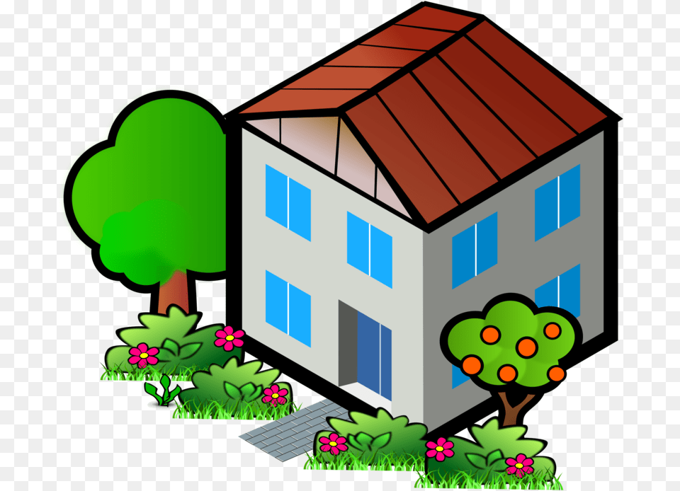 Playartarea Flat Roof House Clipart, Neighborhood, Green, Architecture, Housing Free Transparent Png