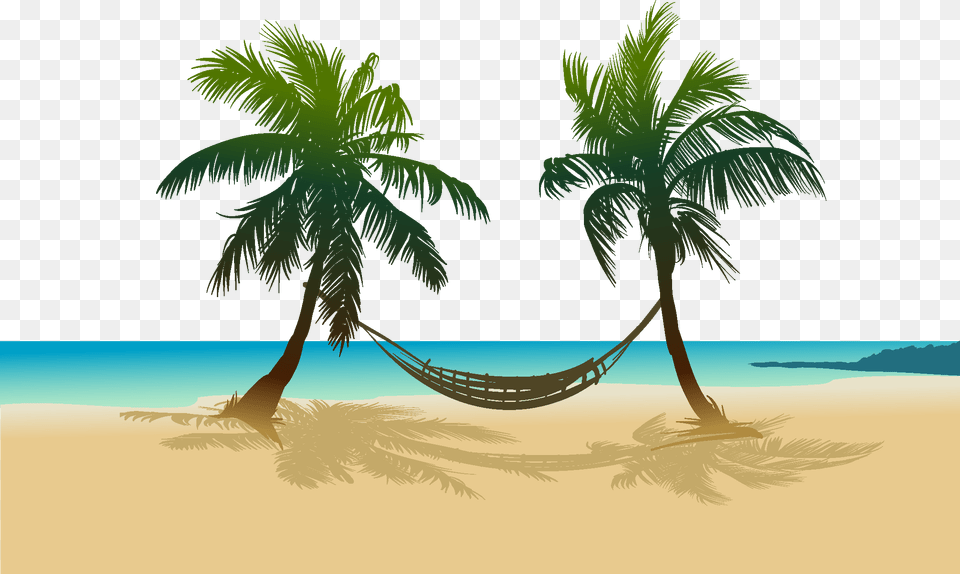Playas Con Palmas De Coco, Furniture, Summer, Palm Tree, Plant Free Transparent Png