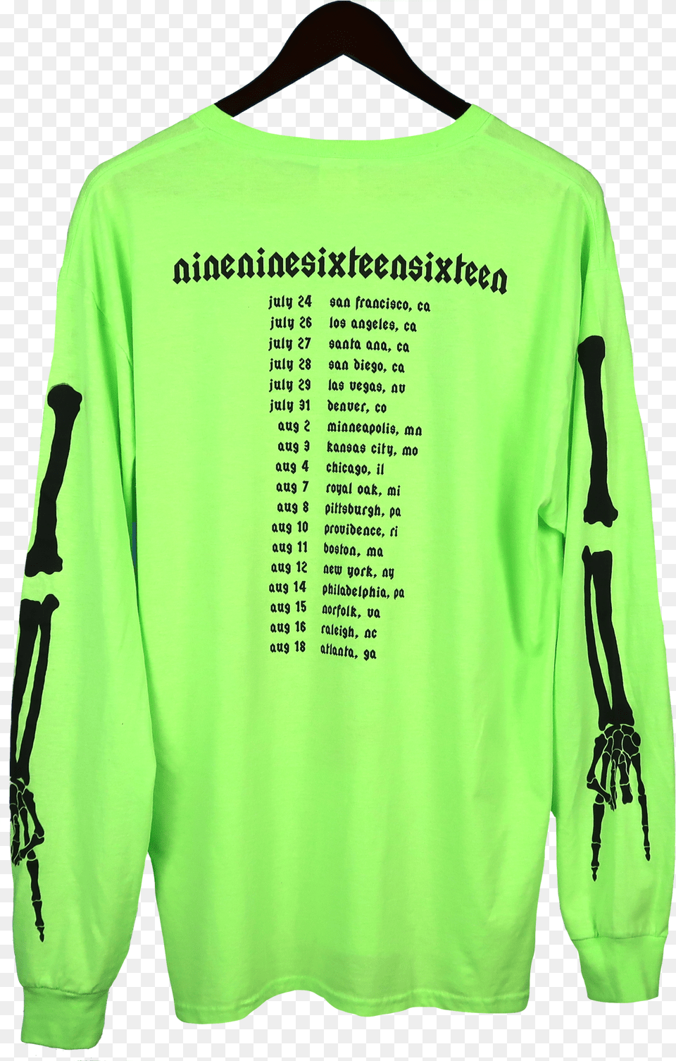 Playboi Carti Die Lit Tour Skeleton Long Sleeve Playboi Carti Die Lit Tour Merch, Clothing, Long Sleeve, Knitwear, Sweater Png