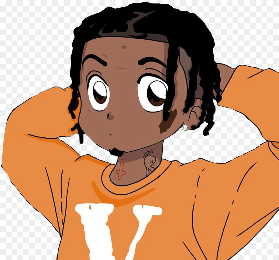 Playboicarti Playboi Rapper Anime Rapper Anime, Person, Face, Head, Accessories Free Png Download