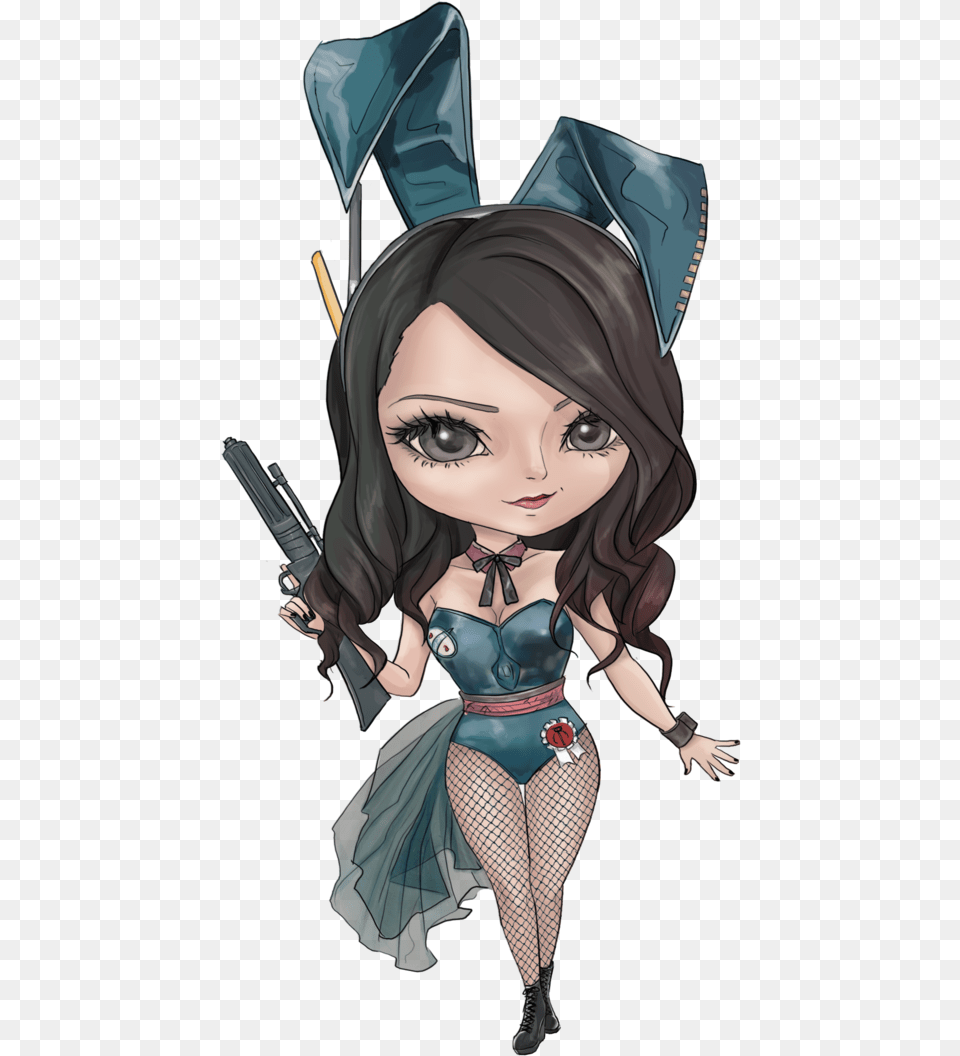 Playboy Bunny Download Playboy Bunny Cartoon, Book, Comics, Publication, Clothing Png Image