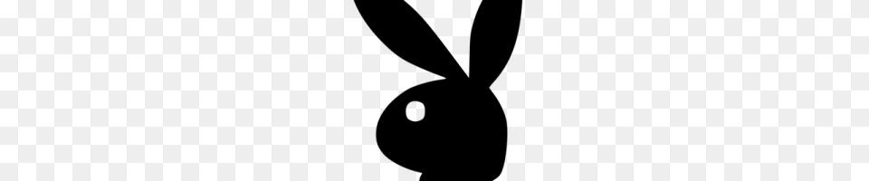 Playboy Bunny Logo Image, Gray Free Png Download