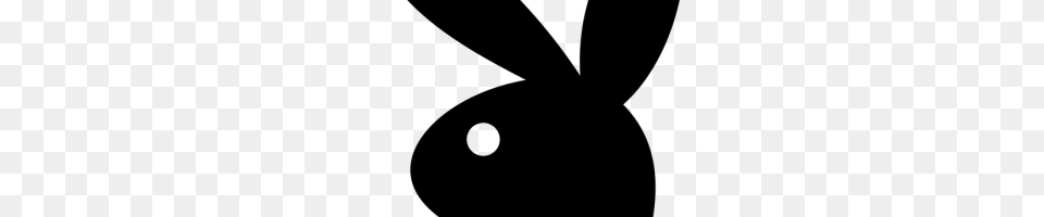 Playboy Bunny Logo Image, Gray Free Png