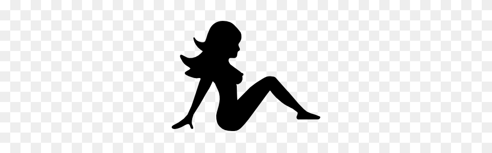 Playboy Bunny Sticker, Silhouette, Stencil, Adult, Female Free Png