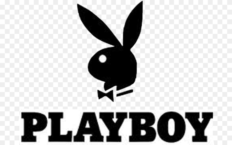 Playboy Conejo Logo Freetoedit Sticker Play Boy, Stencil, Animal, Fish, Sea Life Png Image