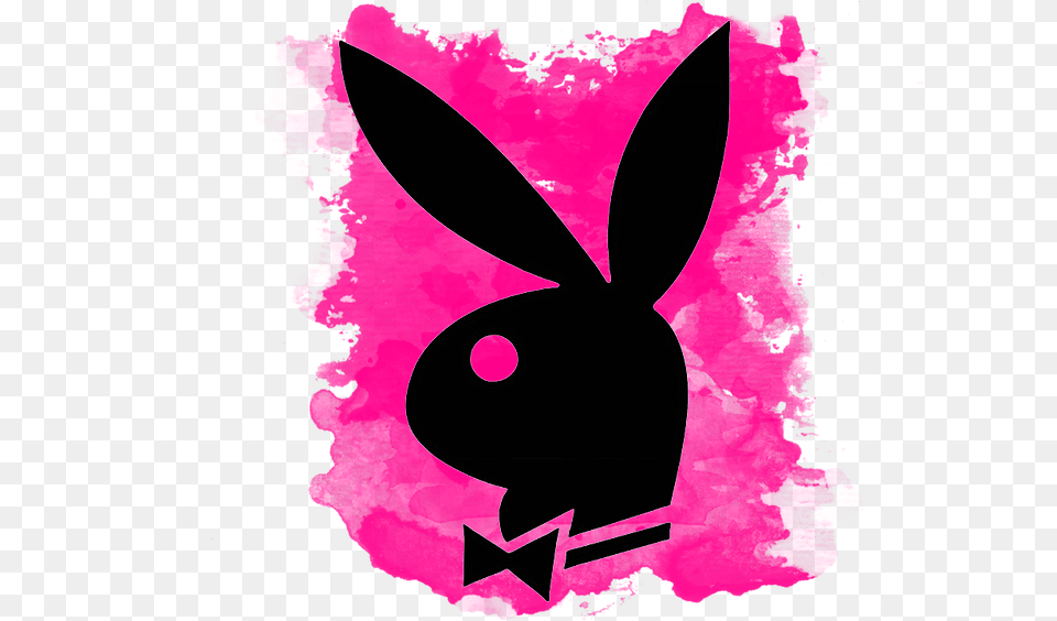 Playboy Founder Hugh Hefner Was A Huge Misogynist Pink Playboy Logo, Purple, Sticker, Person Png