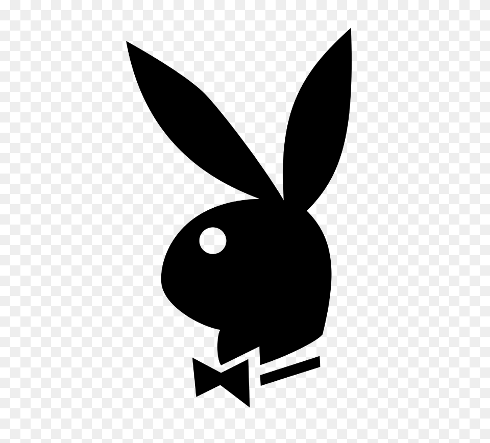 Playboy Graphics Print In Playboy Playboy, Stencil, Silhouette Png Image