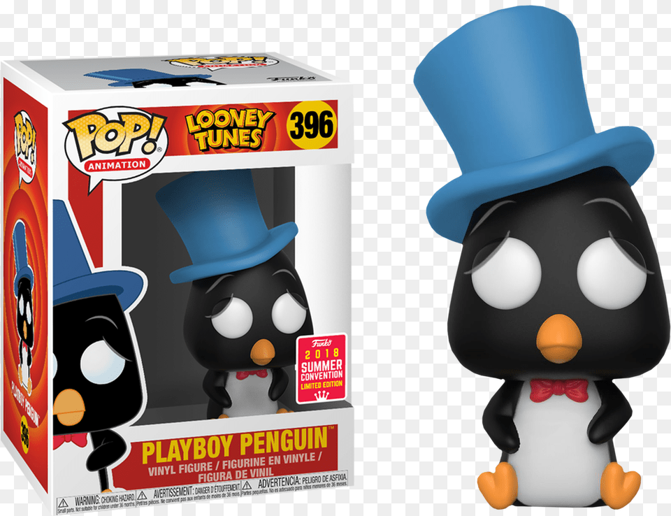 Playboy Penguin Funko Pop, Toy, Plush, Baby, Person Png
