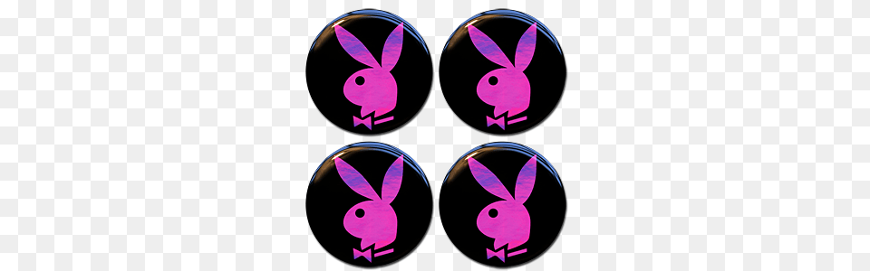 Playboy Pink Logo Wheel Centres Free Png Download