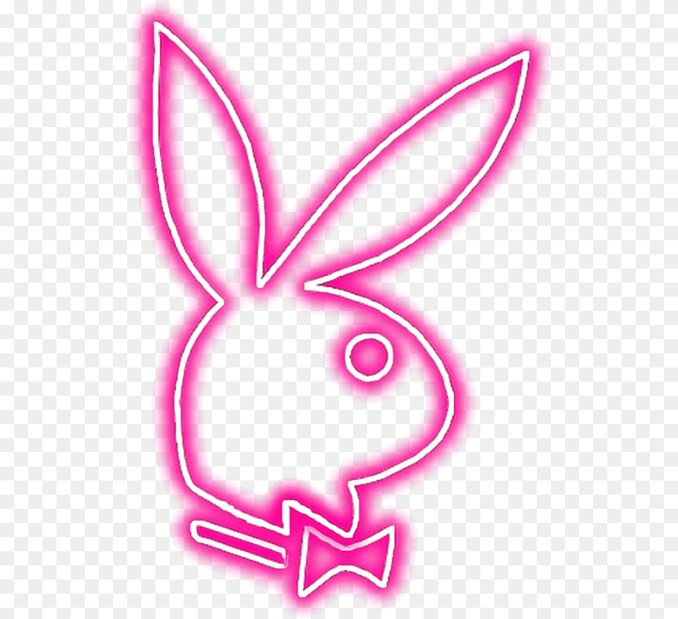Playboy Pink Neon Neon Pink Playboy, Light, Smoke Pipe Free Transparent Png