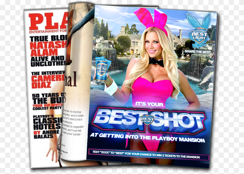 Playboy Print Video Social Mobile U2014 Rachel Starkey Flyer, Adult, Advertisement, Female, Person Free Png