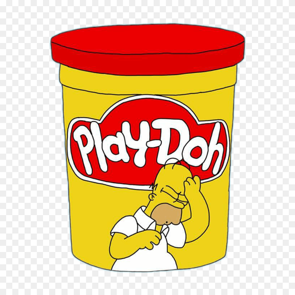 Playdoh Homer Homersimpson Kidtoy, Baby, Person, Can, Tin Png
