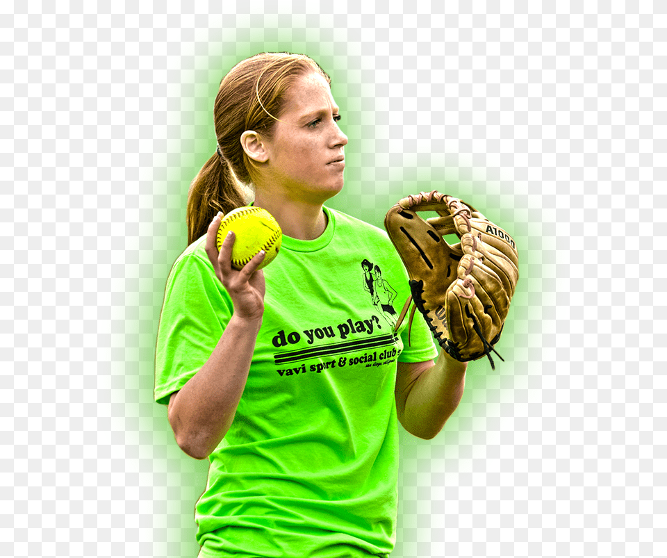Player, Ball, Person, People, Glove Free Png