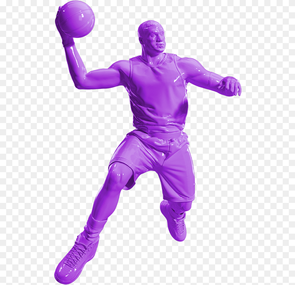 Player, Adult, Purple, Person, Man Free Png Download