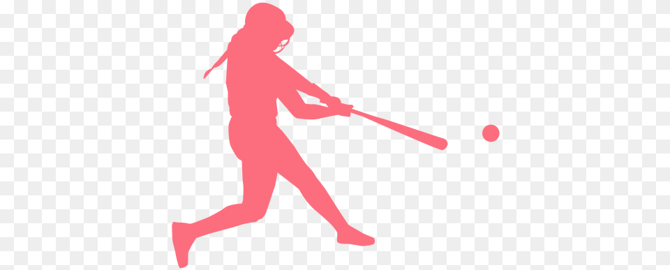 Player Ballplayer Bat Ball Helmet Baseball Silhouette Silueta De Mujer Beisbolista, Baseball Bat, People, Person, Sport Free Png